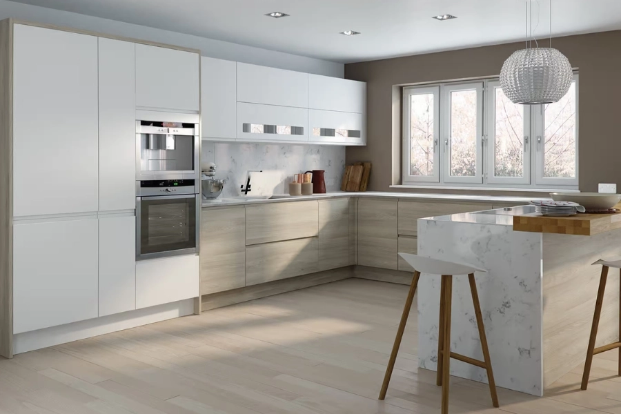 Thiết kế tủ hai tầng tối ưu lưu trữ cho căn hộ chung cư.