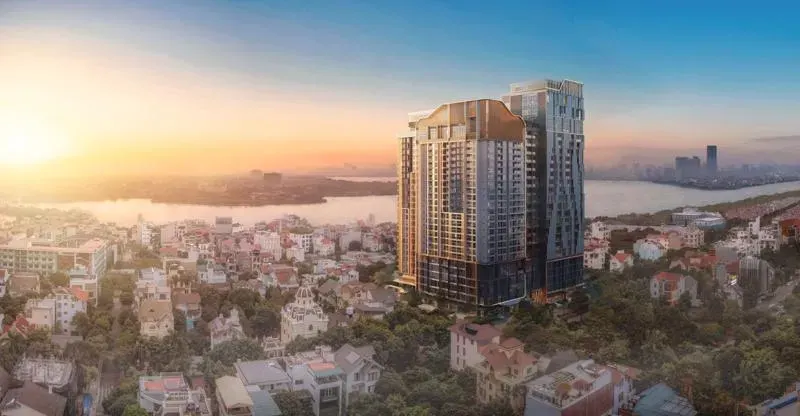 Soho Heritage West Lake tọa lạc tại số 677 đường Lạc Long Quân, phường phú Thượng,