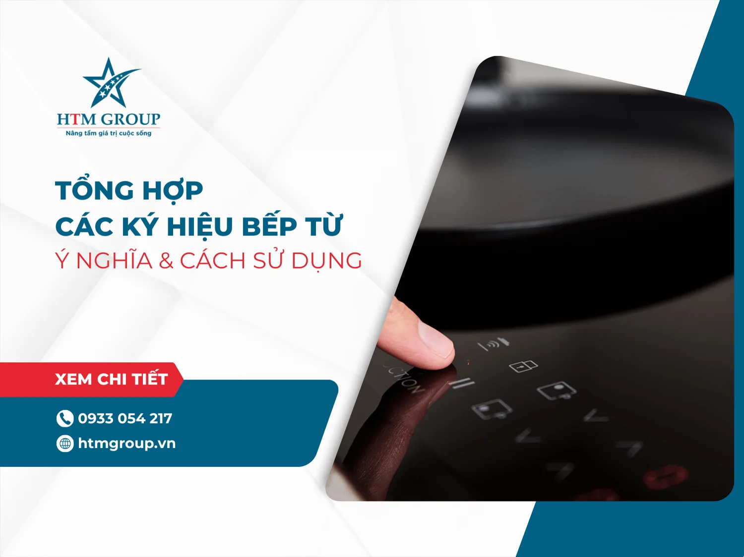 Tổng hợp các ký hiệu bếp từ: Ý nghĩa & Cách sử dụng