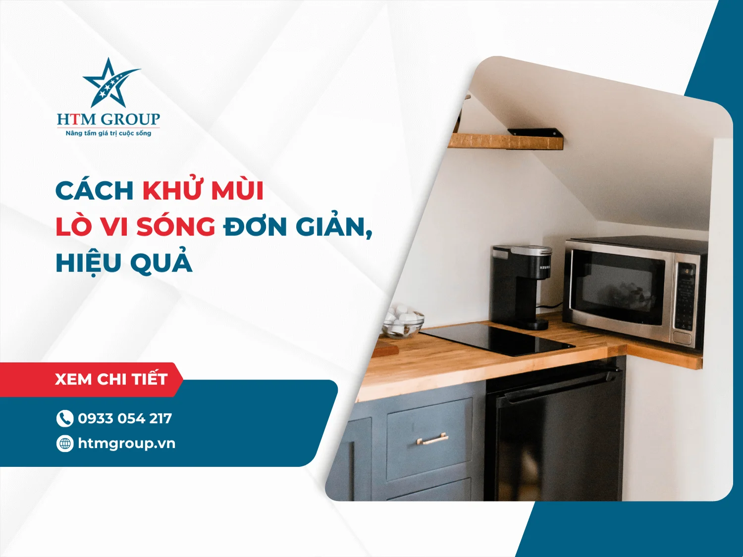 Cách khử mùi lò vi sóng đơn giản, hiệu quả tức thì