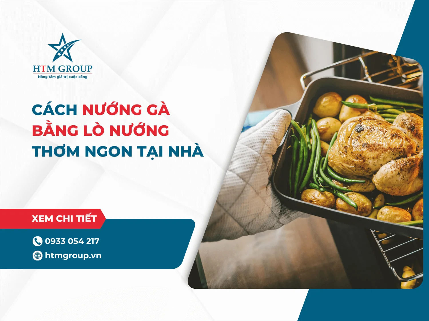 Cách nướng gà bằng lò nướng thơm ngon tại nhà