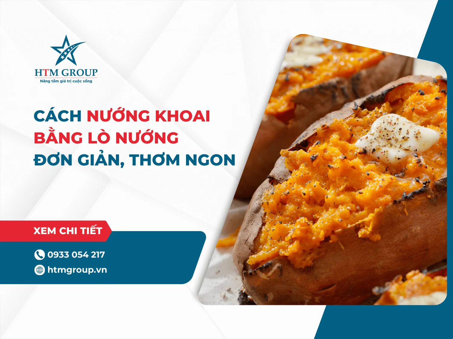 Cách nướng khoai bằng lò nướng đơn giản, cực thơm ngon