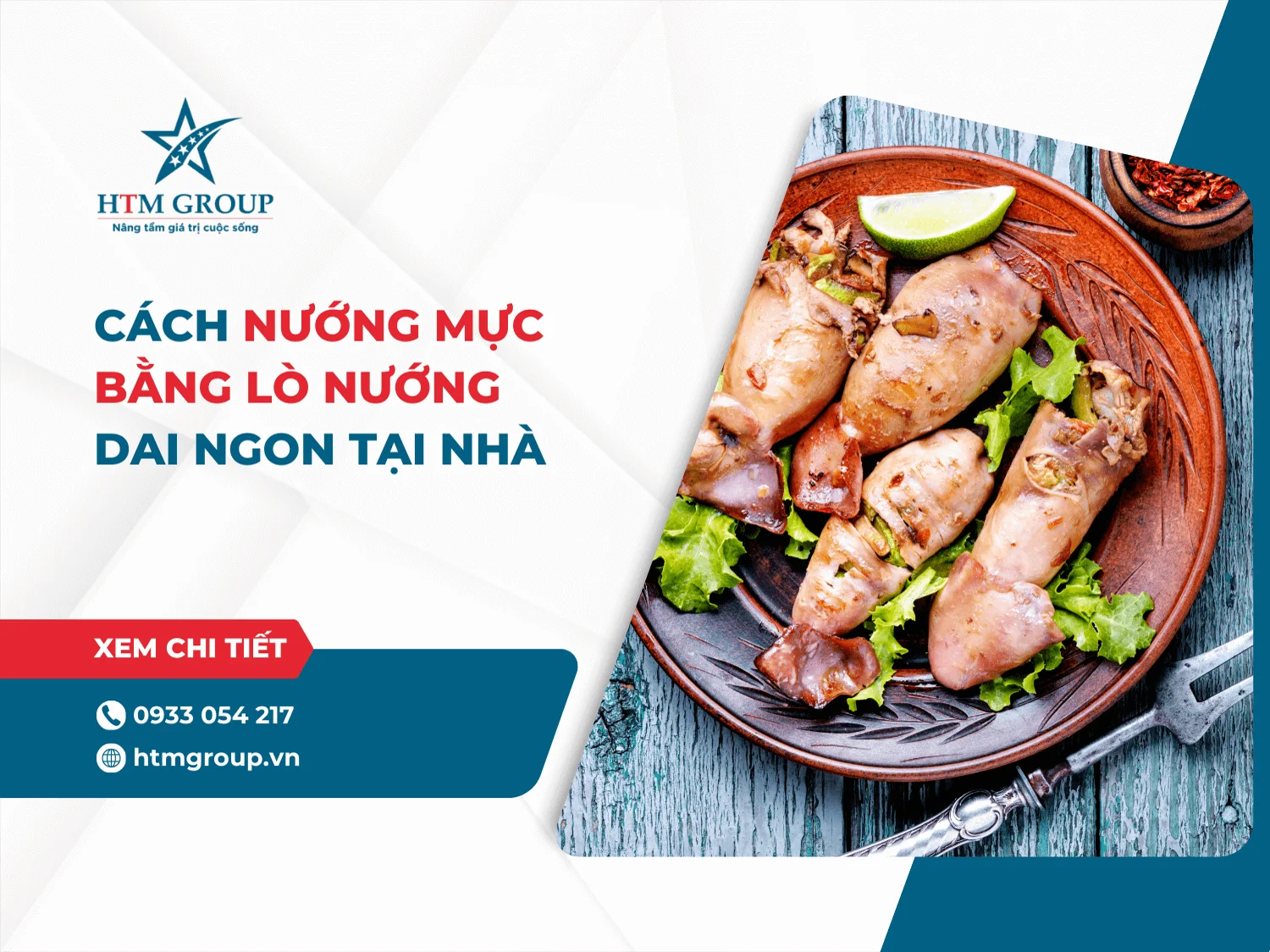 Cách nướng mực bằng lò nướng dai ngon tại nhà