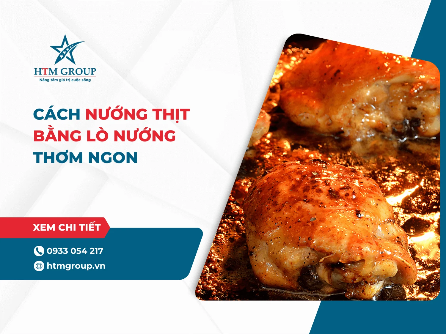 Cách nướng thịt bằng lò nướng thơm ngon, không bị khô