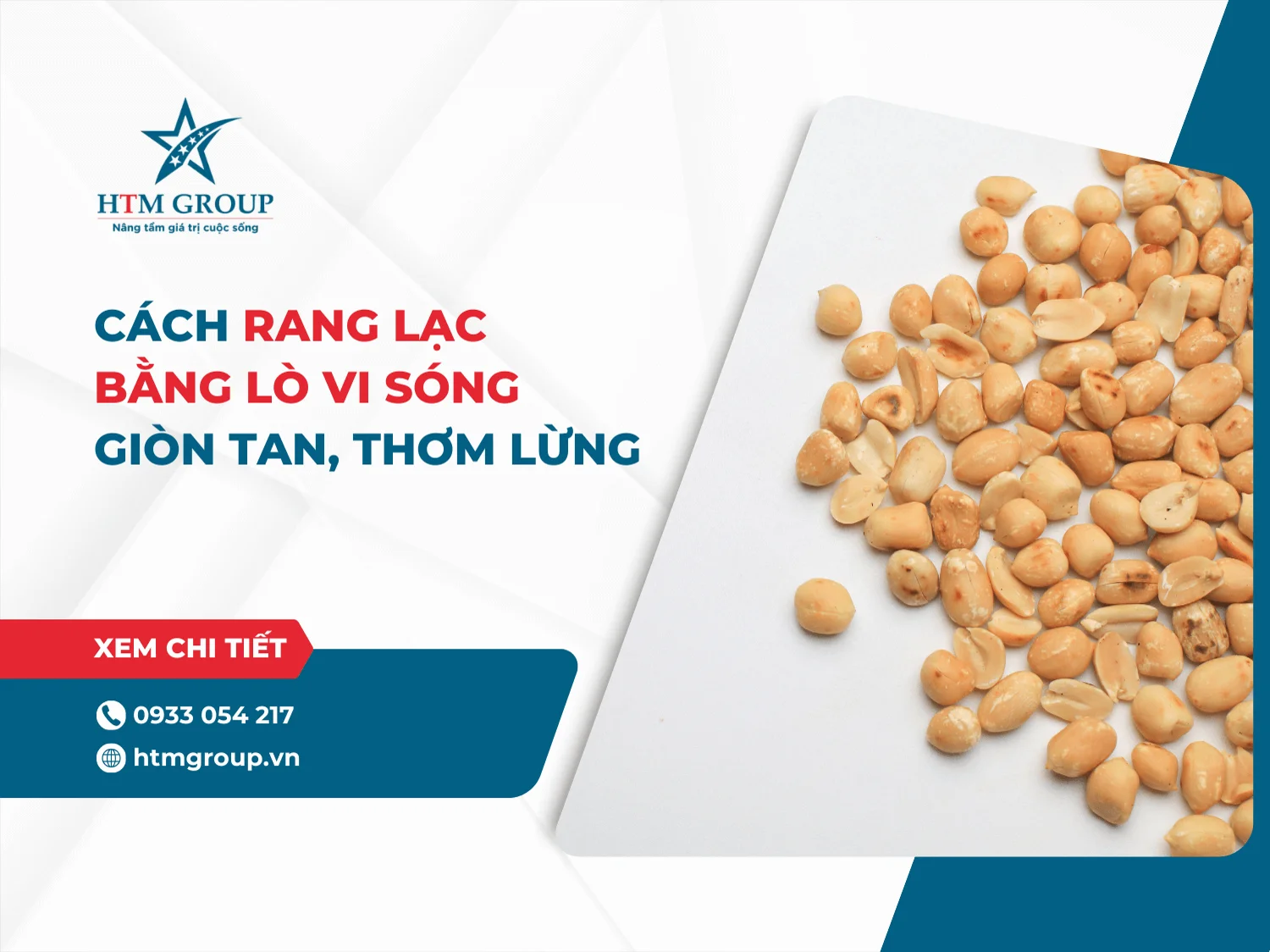 Cách rang lạc bằng lò vi sóng giòn tan, thơm lừng