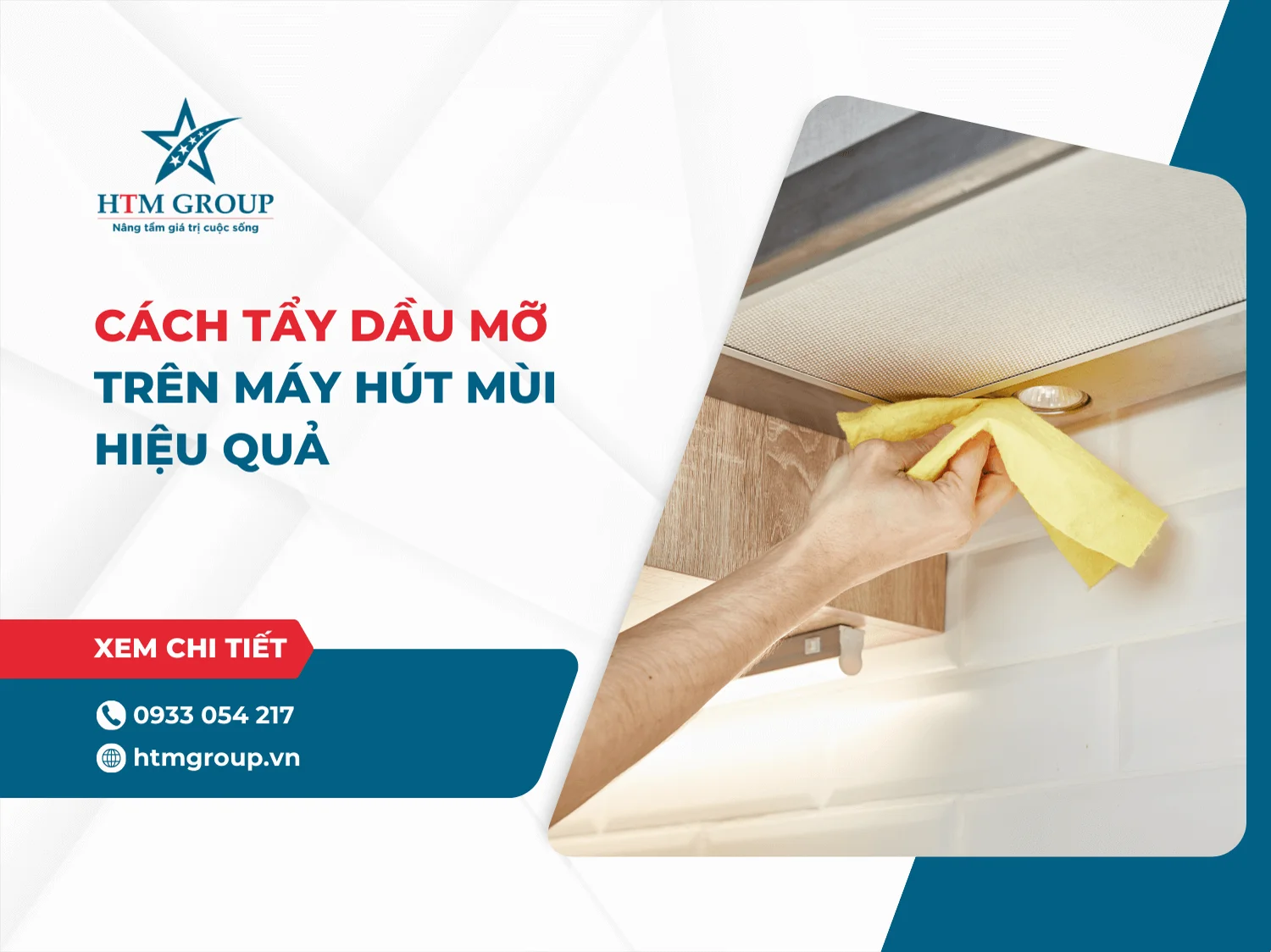 Cách tẩy dầu mỡ trên máy hút mùi nhanh chóng, hiệu quả