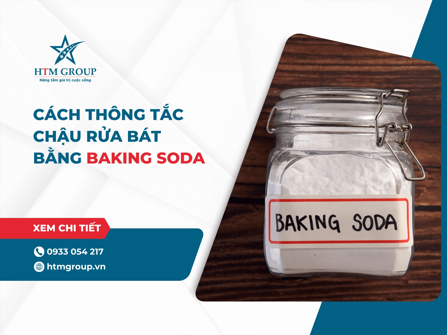 3 cách thông tắc chậu rửa bát bằng Baking Soda, bạn đã thử?