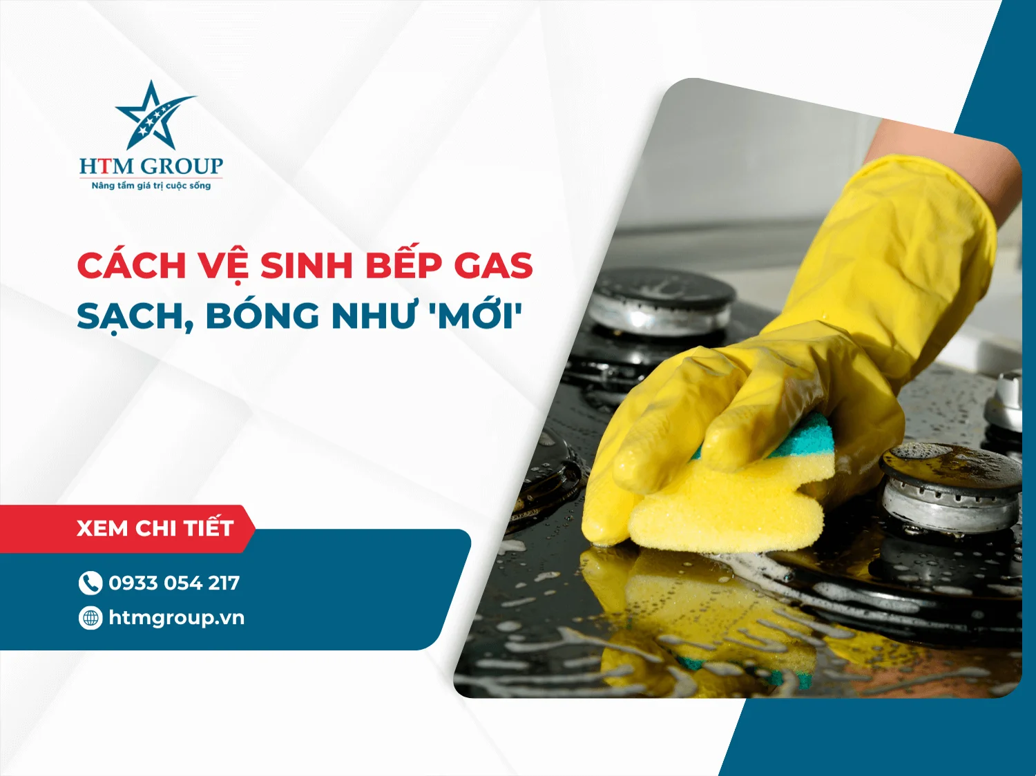 Cách vệ sinh bếp gas sạch, bóng như 'mới'