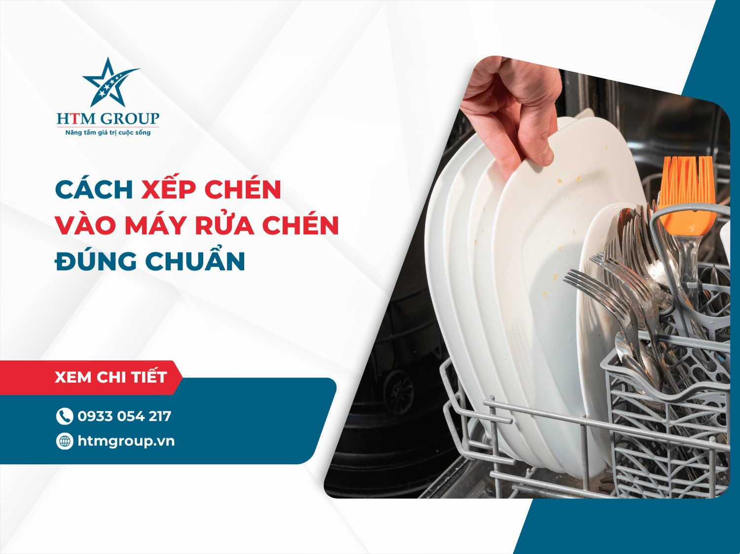 Cách xếp chén vào máy rửa chén đúng chuẩn, bạn đã biết?