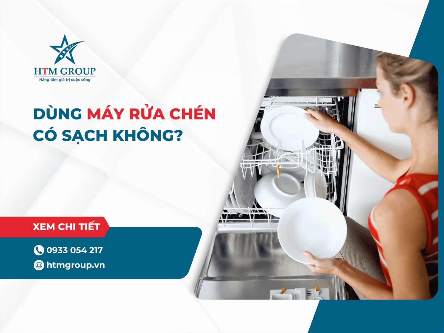 Dùng máy rửa chén có sạch không?