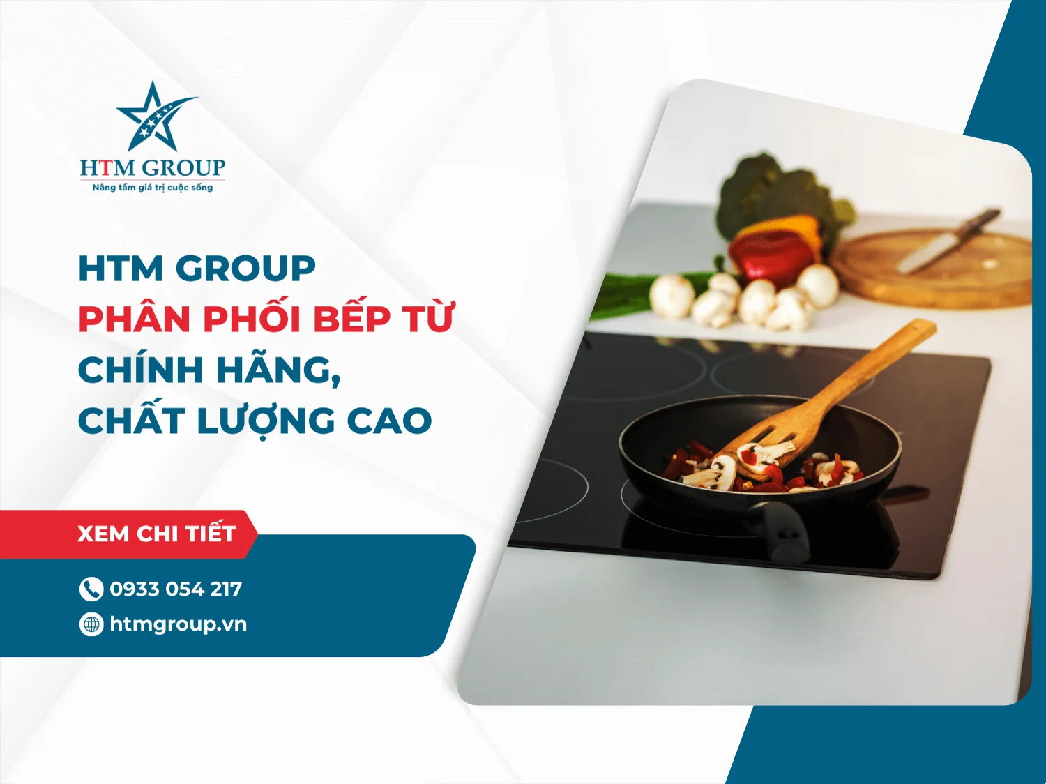 HTM Group phân phối bếp từ chính hãng, chất lượng cao