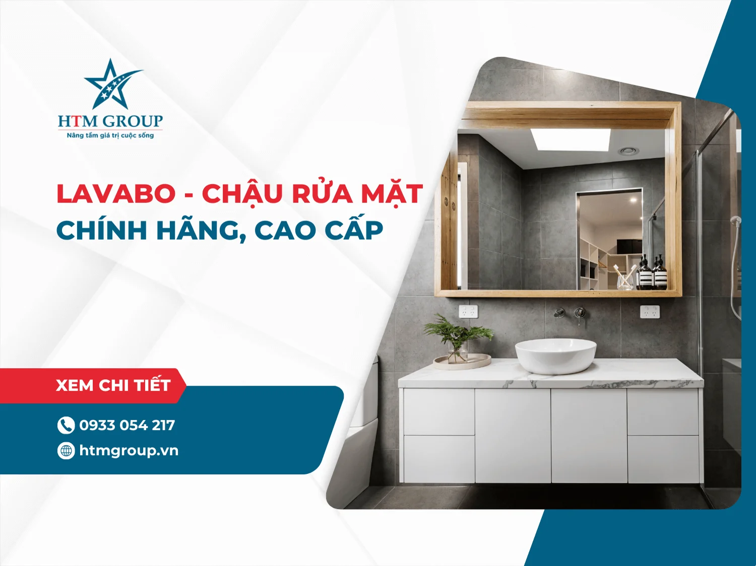 Lavabo - Chậu rửa mặt chính hãng, cao cấp - HTM Group