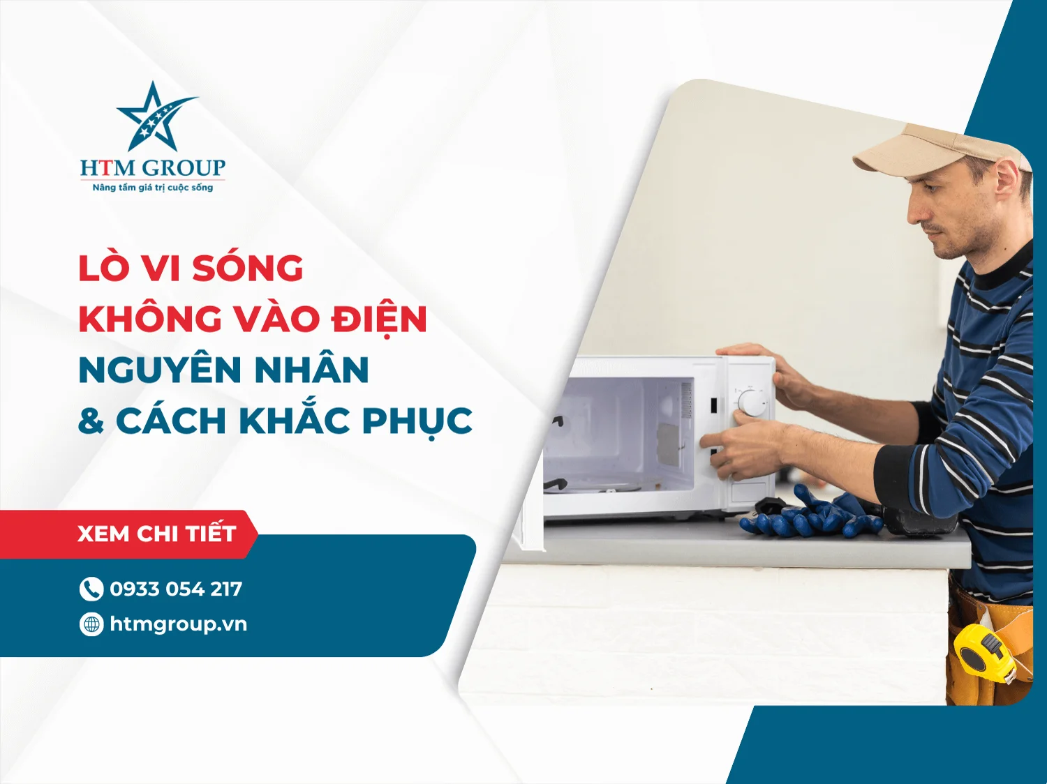 Lò vi sóng không vào điện: Nguyên nhân & Cách khắc phục