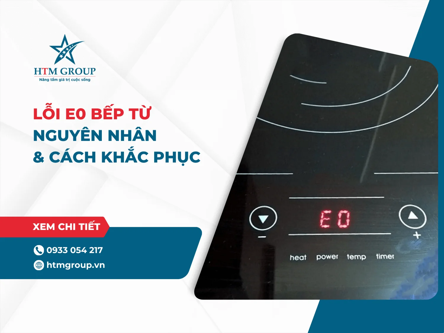 Lỗi E0 bếp từ: Nguyên nhân & Cách khắc phục