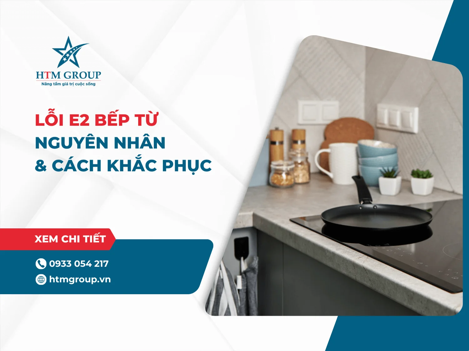 Lỗi E2 bếp từ: Nguyên nhân & Cách khắc phục