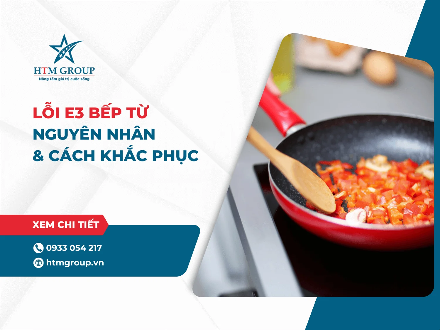 Lỗi E3 bếp từ: Nguyên nhân & Cách khắc phục