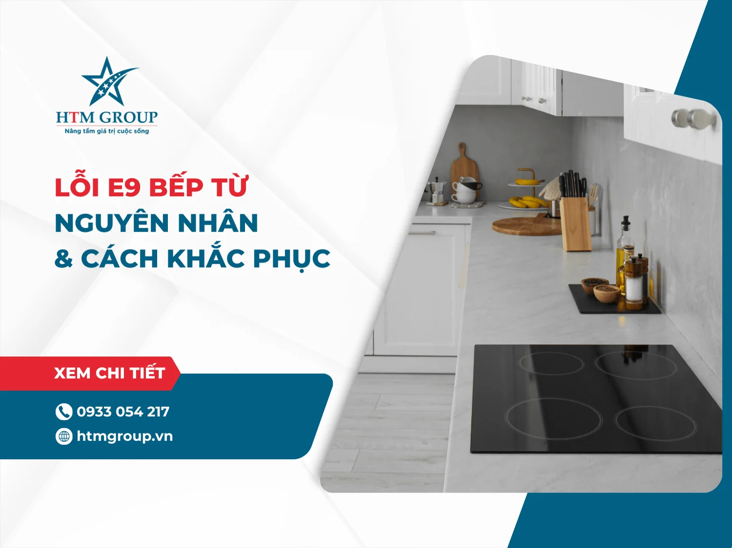 Lỗi E9 bếp từ: Nguyên nhân & Cách khắc phục