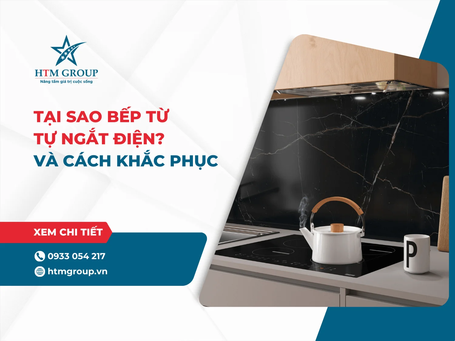 Tại sao bếp từ tự ngắt điện? Làm cách nào khắc phục?