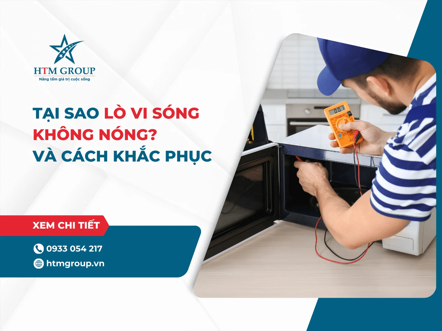 Tại sao lò vi sóng không nóng? Và cách khắc phục